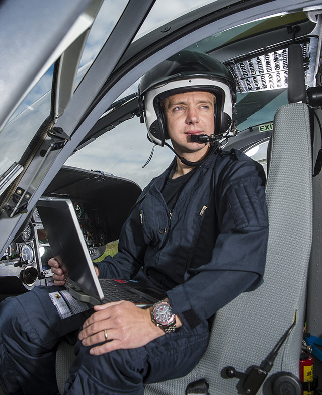 Helicopter Observer Simon Richards