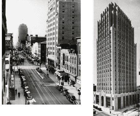 The original PPL building soon after construction