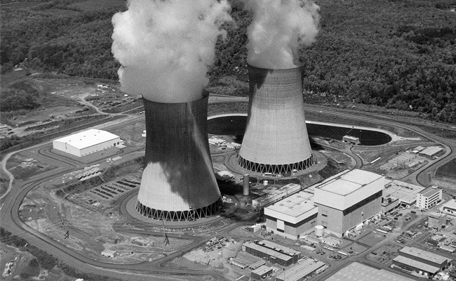 A nuclear power plant