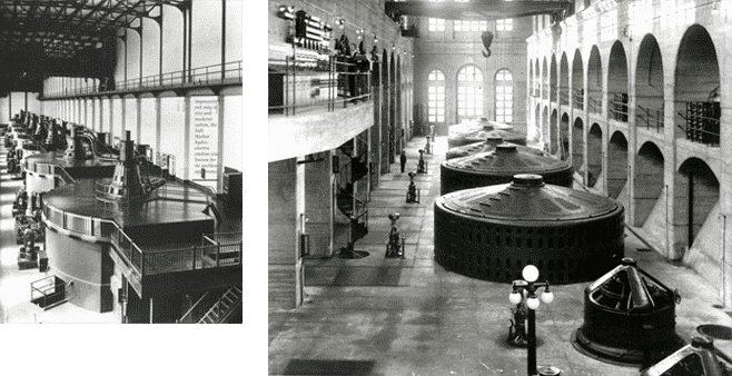 Interior of power plant