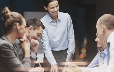 Group of people in a meeting