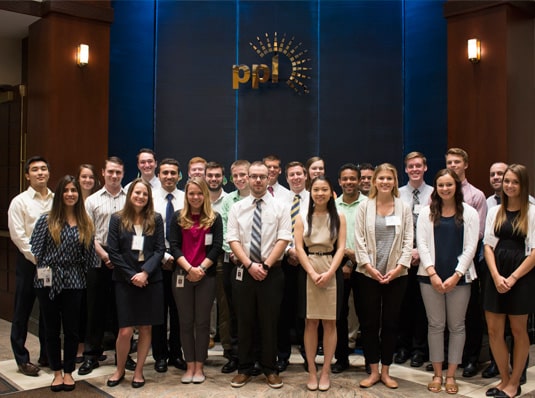 A group of PPL summer interns