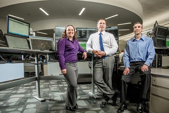 Kim Gaunter, Steve Gelatko and Jim Liero (left to right) are part of the team that brought smart grid technology to PPL Electric.