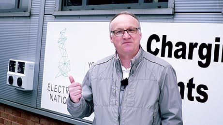 Innovation Engineer Mark Dale wants WPD to be prepared to meet the increasing demand electric vehicles put on its network.