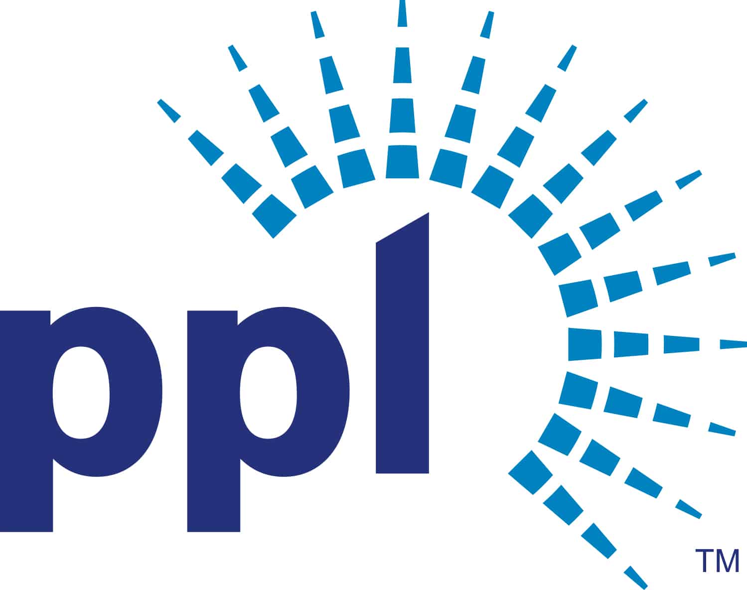 PPL logo with sunburst rays