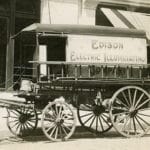 Edison Electric Illuminating buggy from 1920