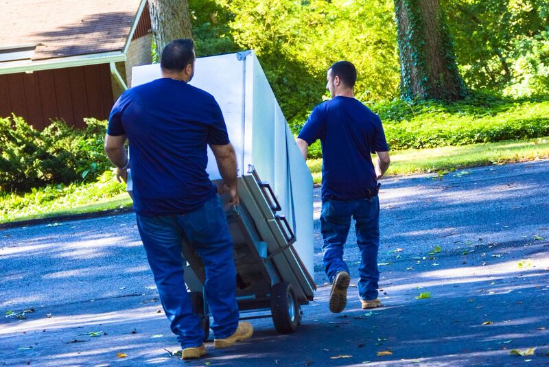 Appliance Recycling Program - picking up a fridge