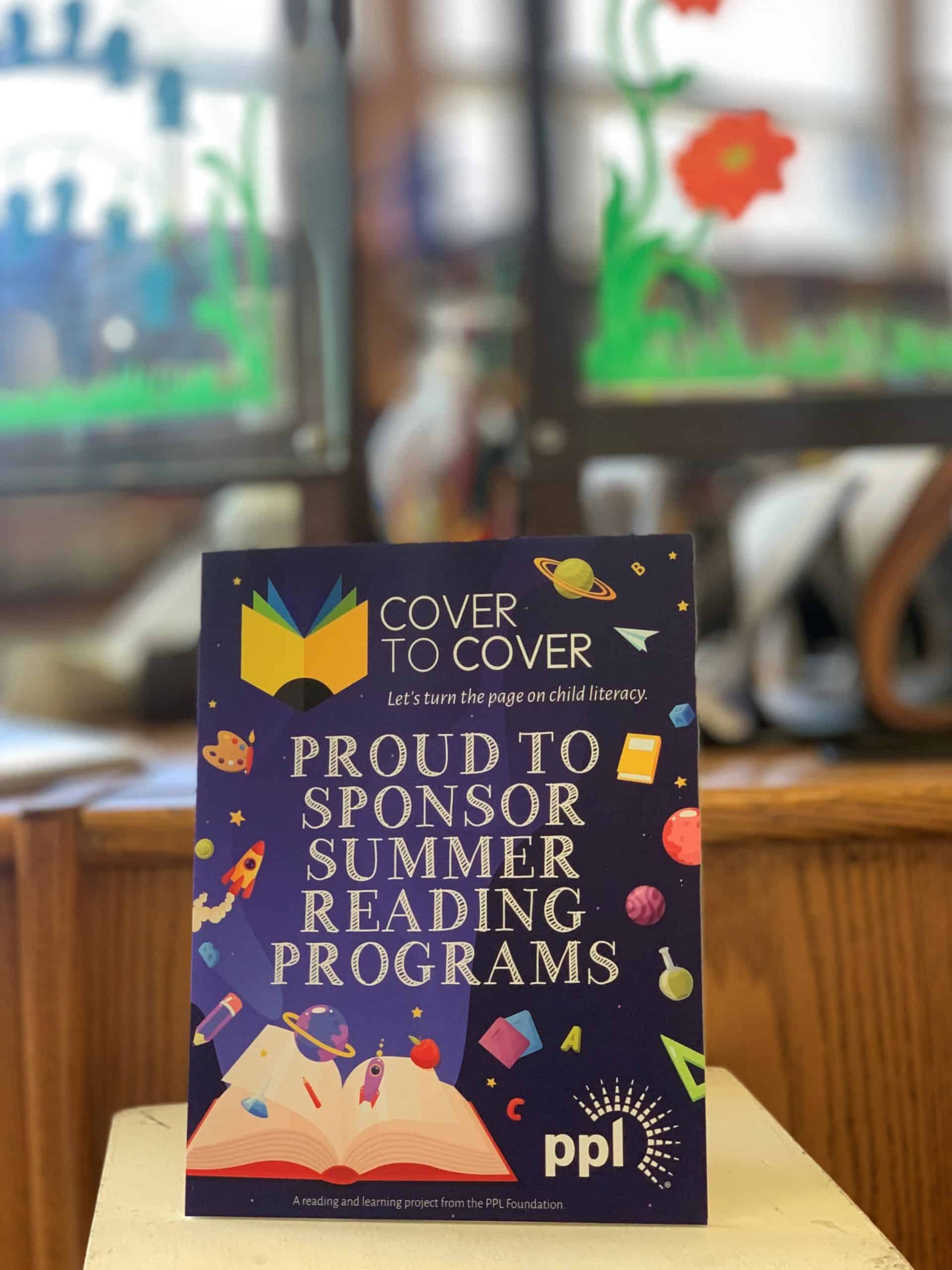 Picture of PPL Cover to Cover Flyer at a library